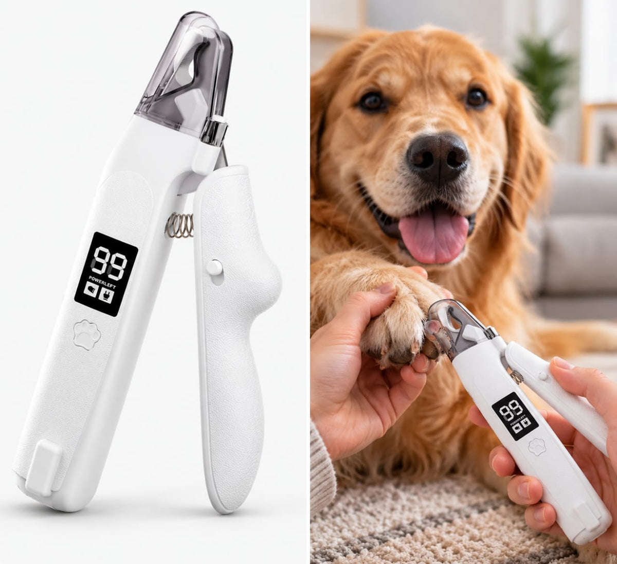 PawEase™ 2-in-1 Pet Nail Grinder